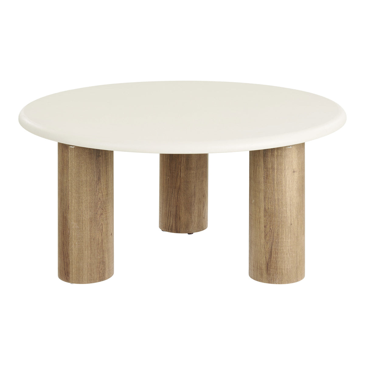 Fondi Sofabord - Sofabord, Cement Look, Sand/Brun Ø80X40 Cm ⎮ 5713917046768 ⎮ 2102200 
