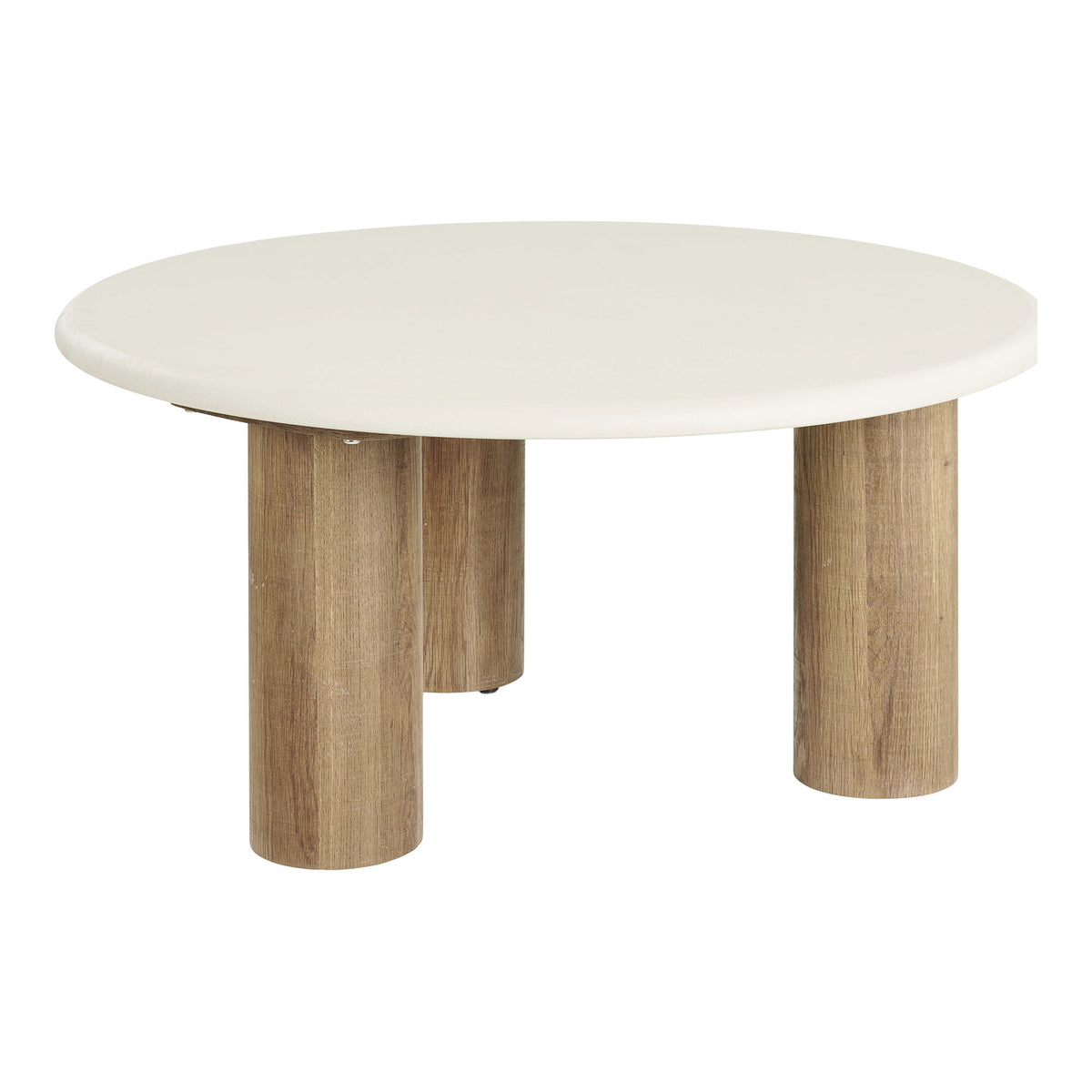 Fondi Sofabord - Sofabord, Cement Look, Sand/Brun Ø80X40 Cm ⎮ 5713917046768 ⎮ 2102200 