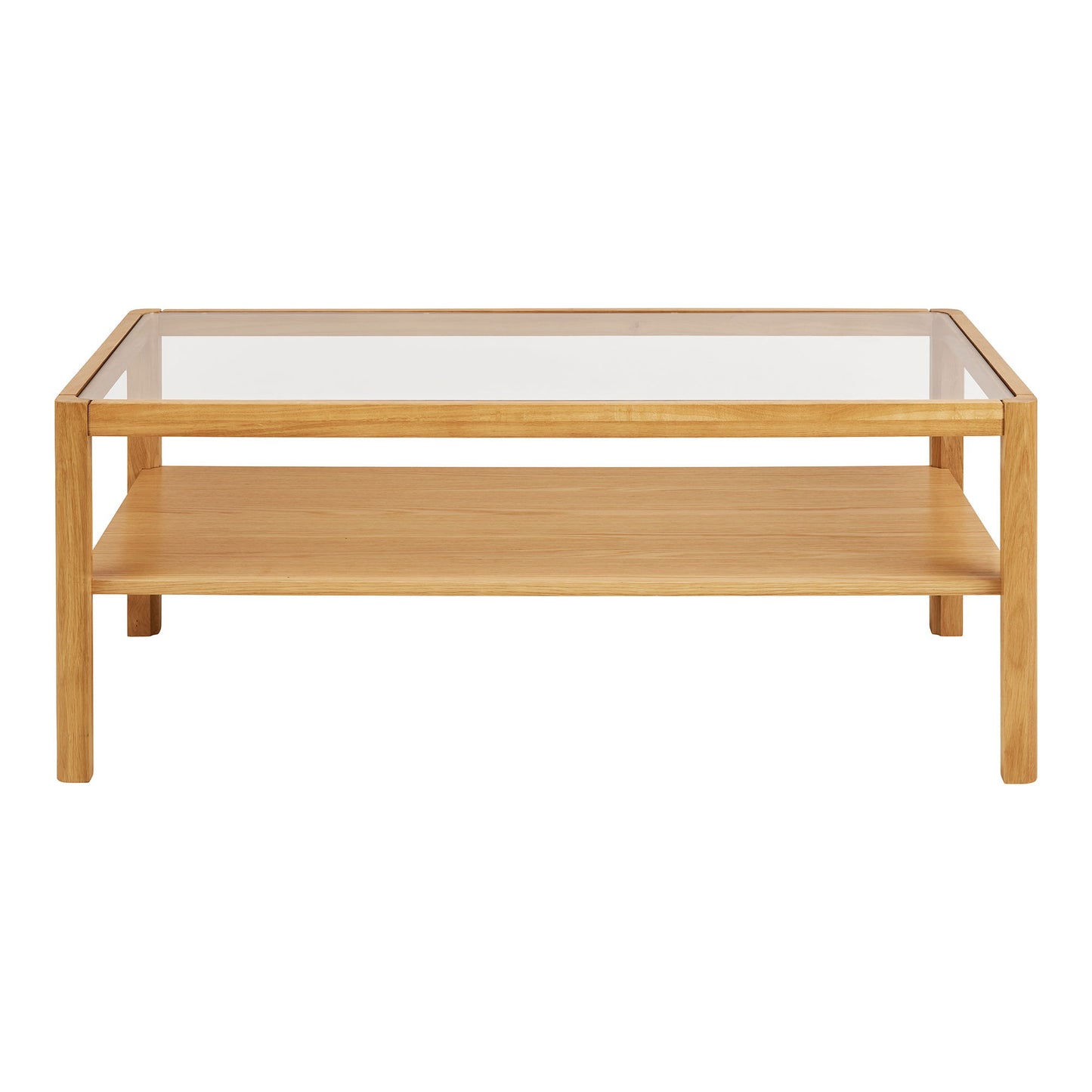Lourmarin Sofabord - Sofabord, Eg/Egefiner/Hærdet Glas 110X60X45 Cm ⎮ 5713917043620 ⎮ 2105010 