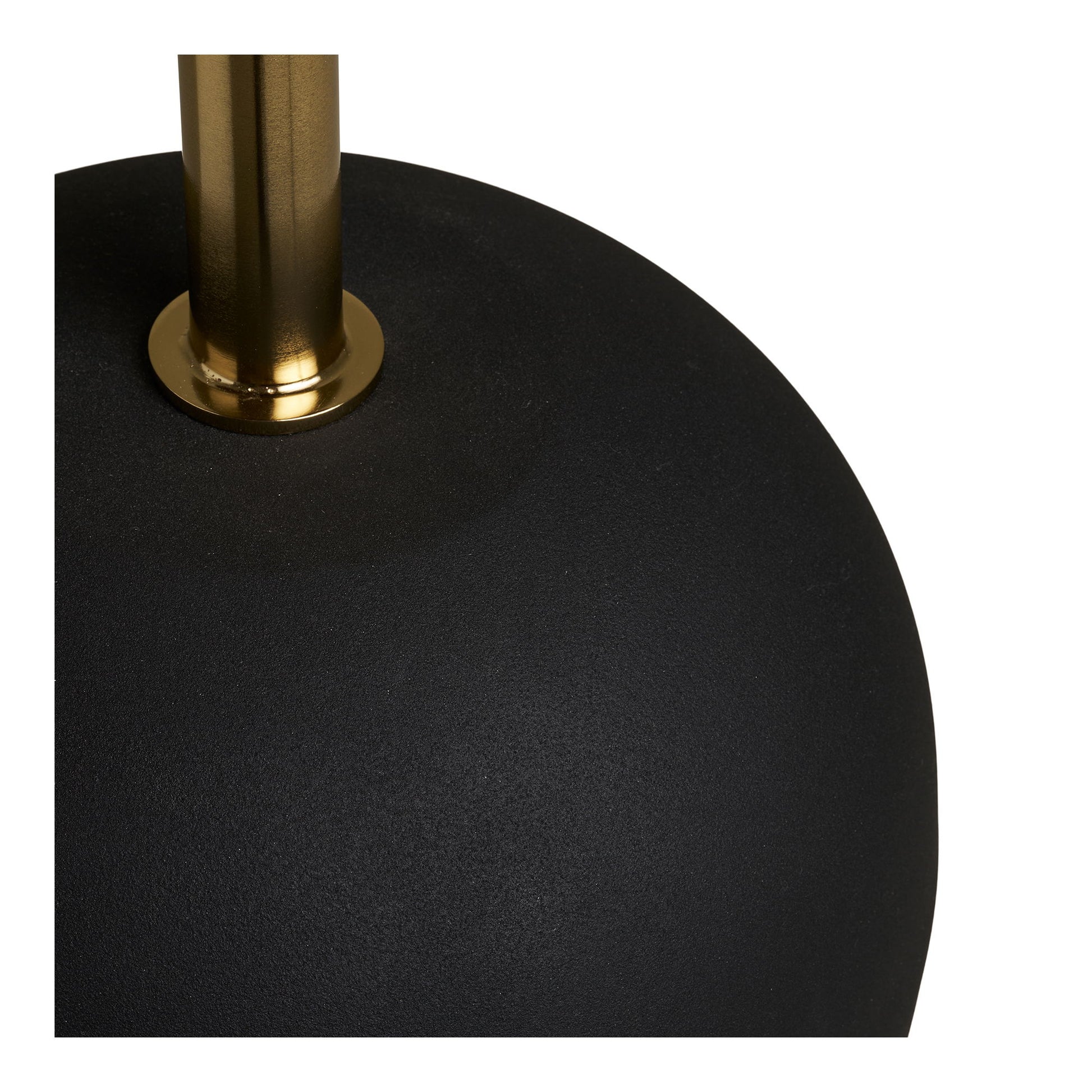 Sirone Hjørnebord - Hjørnebord, Mangotræ/Stål, Sort/Messing Look/Mørkebrun Ø30X56 Cm ⎮ 5713917039678 ⎮ 2151055 