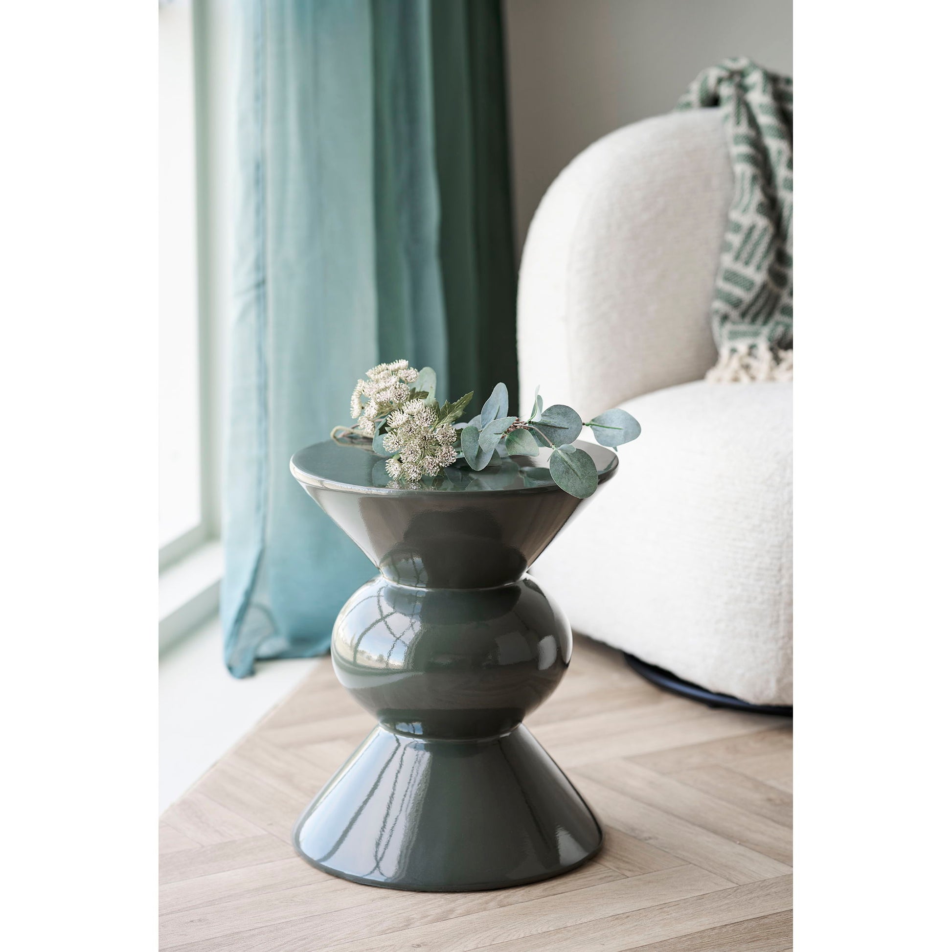 Rosolina Hjørnebord - Hjørnebord, Glasfiber, Grøn Ø34X41 Cm  ⎮ 5713917043330 ⎮ 2151060 