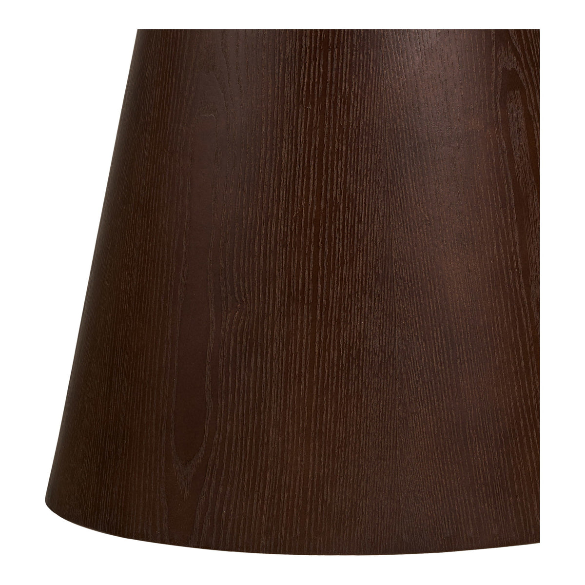 Orvieto Hjørnebord - Hjørnebord, Askefiner/Glas, Brun Ø50X48 Cm ⎮ 5713917047383 ⎮ 2151601 