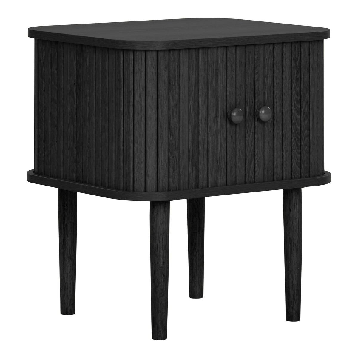 Nikko Hjørnebord - Hjørnebord, 2 Låger, Sort  45X40X50,5 Cm ⎮ 5713917047741 ⎮ 2151610 