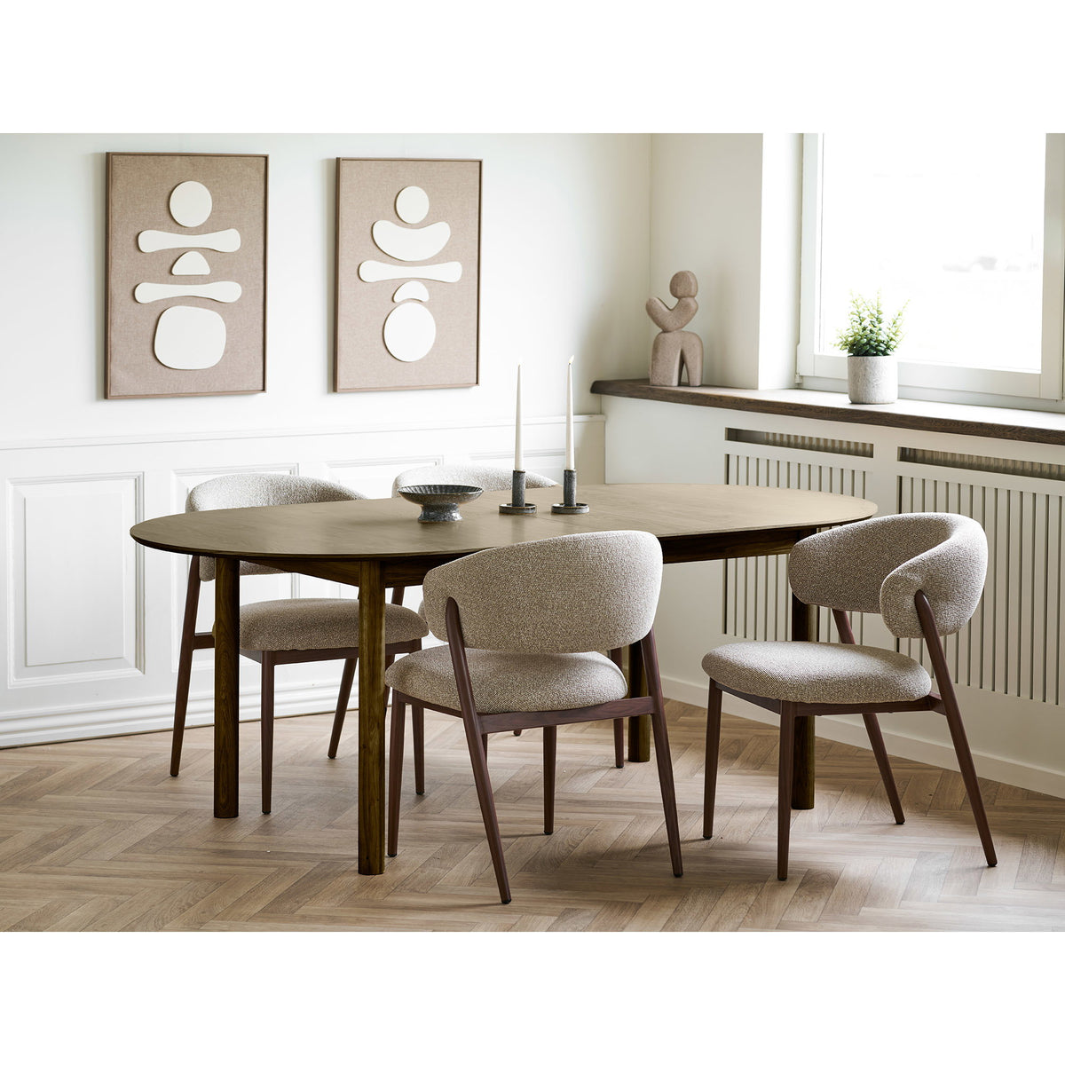 Bundaberg Spisebord - Spisebord, Egefiner, Smoked, Inkl. To Tillægsplader 100X200-250-300X75 Cm ⎮ 5713917046997 ⎮ 2202026 