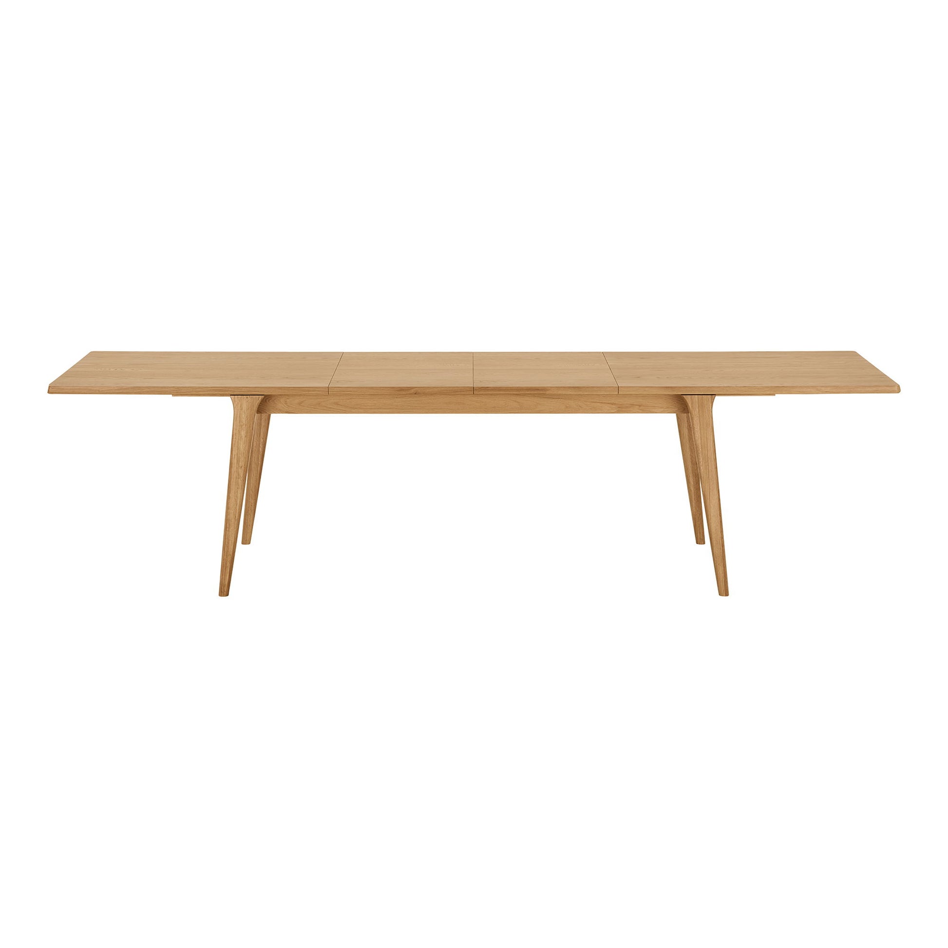 Darwin Spisebord - Spisebord, Egefiner, Natur, Inkl. To Tillægsplader 100X240-290-340X75 Cm  ⎮ 5713917037476 ⎮ 2202030 