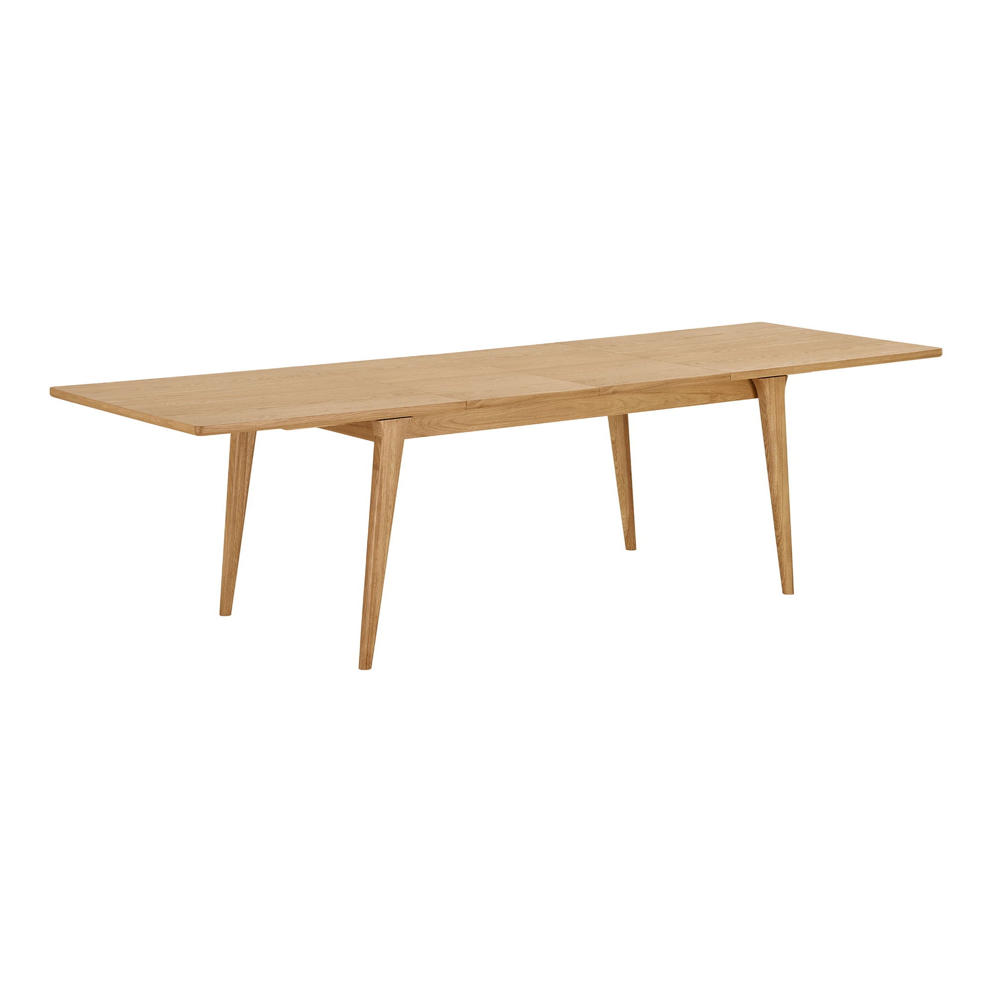 Darwin Spisebord - Spisebord, Egefiner, Natur, Inkl. To Tillægsplader 100X240-290-340X75 Cm  ⎮ 5713917037476 ⎮ 2202030 