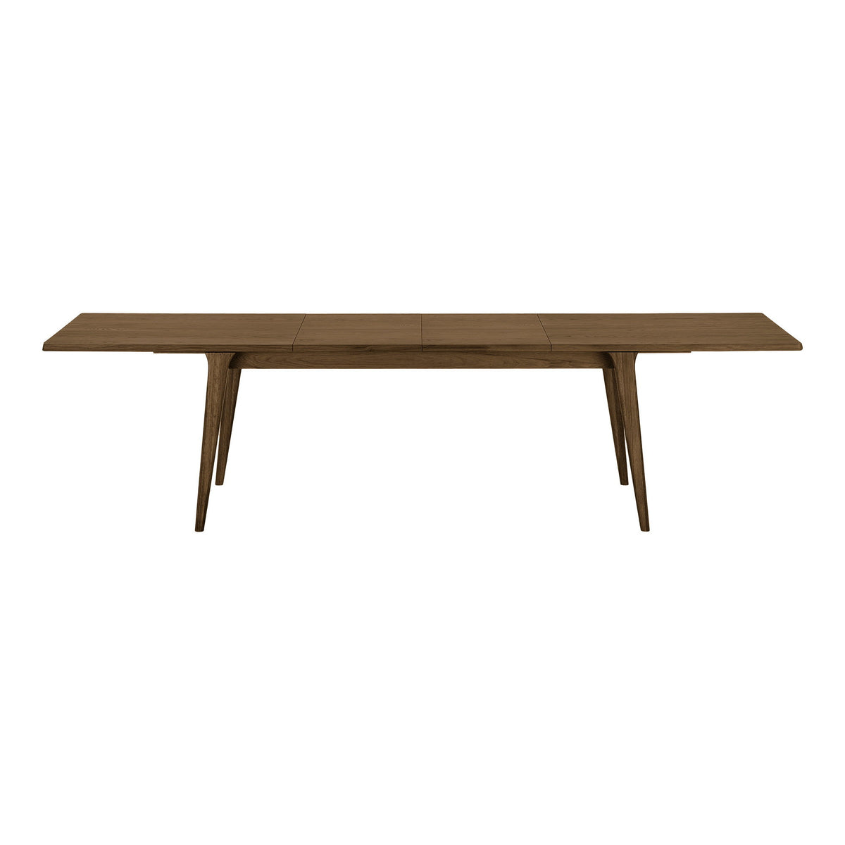 Darwin Spisebord - Spisebord, Egefiner, Brun, Inkl. To Tillægsplader 100X240-290-340X75 Cm  ⎮ 5713917044726 ⎮ 2202032 