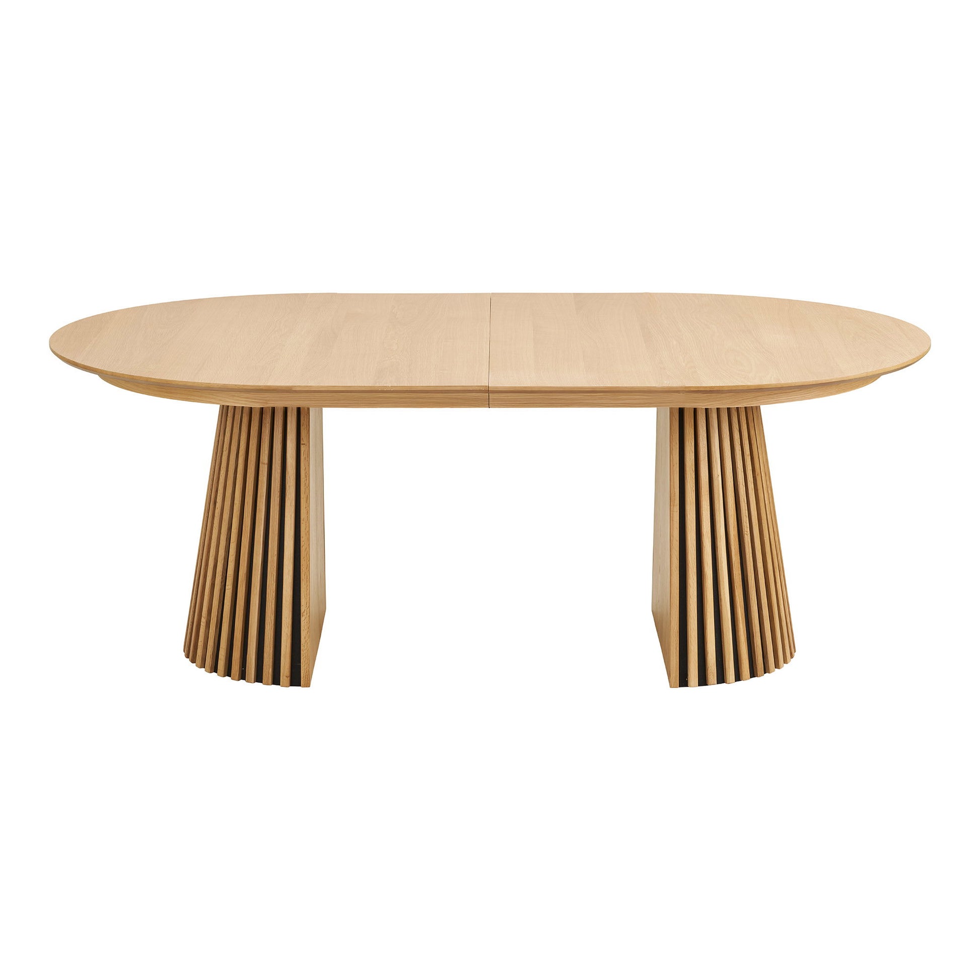 Osaka Spisebord - Spisebord, Egefiner, Natur, Inkl. To Tillægsplader 120X200-250-300X75 Cm ⎮ 5713917043774 ⎮ 2202985 