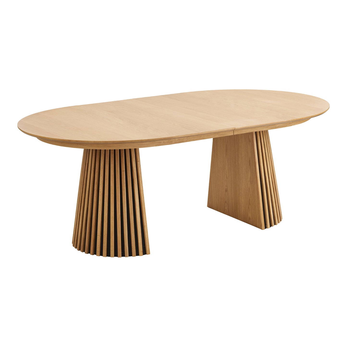 Osaka Spisebord - Spisebord, Egefiner, Natur, Inkl. To Tillægsplader 120X200-250-300X75 Cm ⎮ 5713917043774 ⎮ 2202985 
