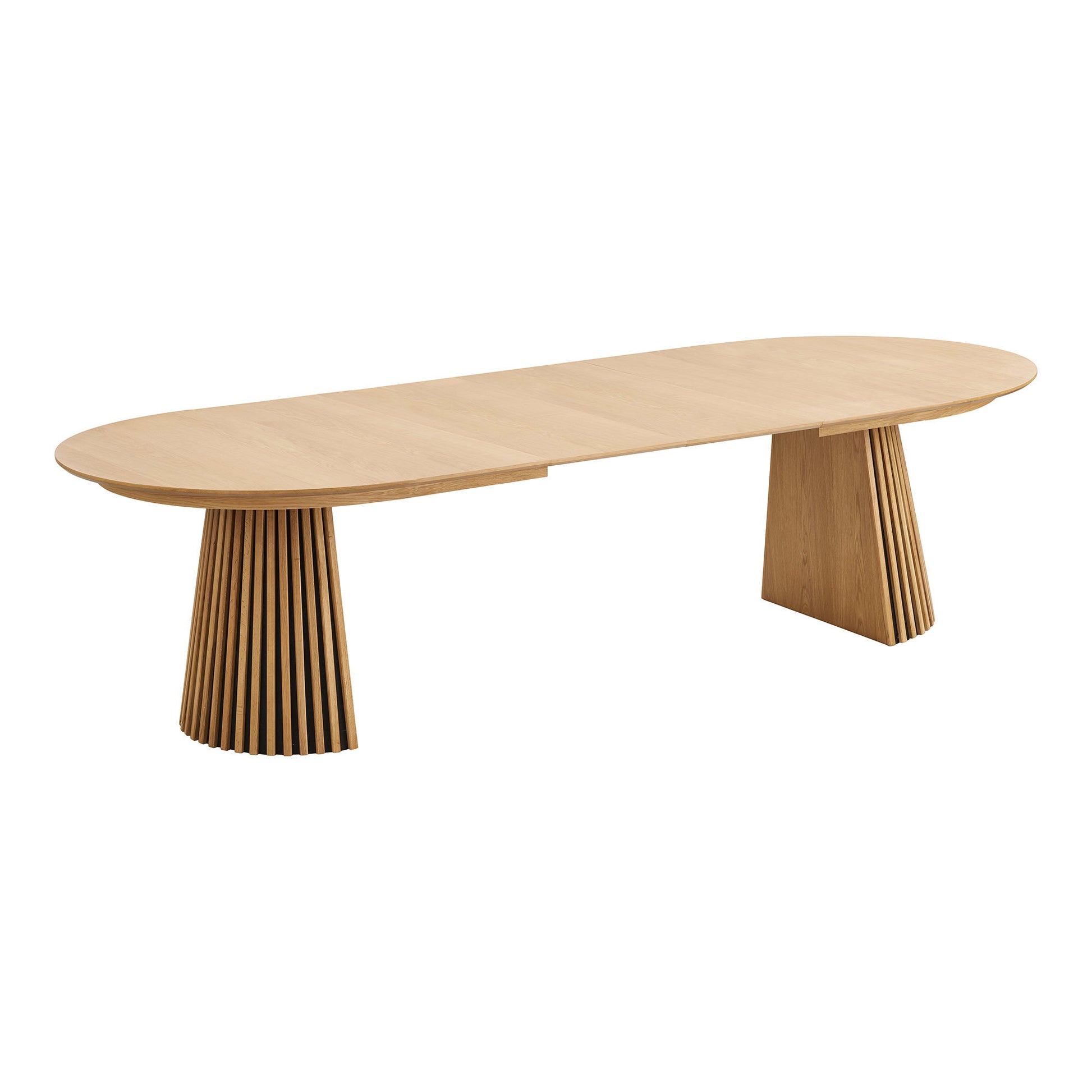 Osaka Spisebord - Spisebord, Egefiner, Natur, Inkl. To Tillægsplader 120X200-250-300X75 Cm ⎮ 5713917043774 ⎮ 2202985 