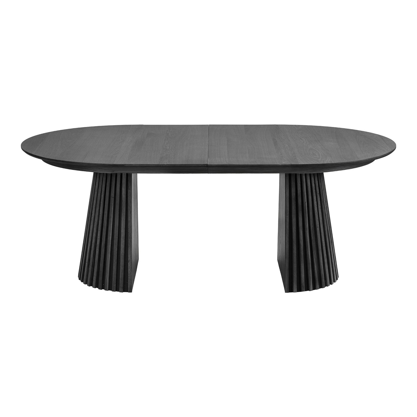 Osaka Spisebord - Spisebord, Egefiner, Sort, Inkl. To Tillægsplader 120X200-250-300X75 Cm ⎮ 5713917043798 ⎮ 2202987 