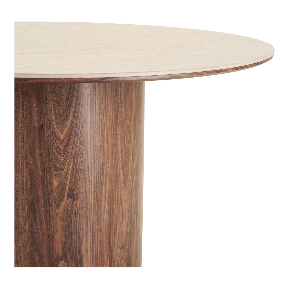 Delphi Spisebord - Spisebord, Keramik Bordplade, Travertin/Mørkebrun Ø140X76 Cm ⎮ 5713917044689 ⎮ 2203145 