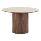 Delphi Spisebord - Spisebord, Keramik Bordplade, Travertin/Mørkebrun, Inkl. To Tillægsplader Ø120X120-160-200X76 Cm ⎮ 5713917044702 ⎮ 2203147