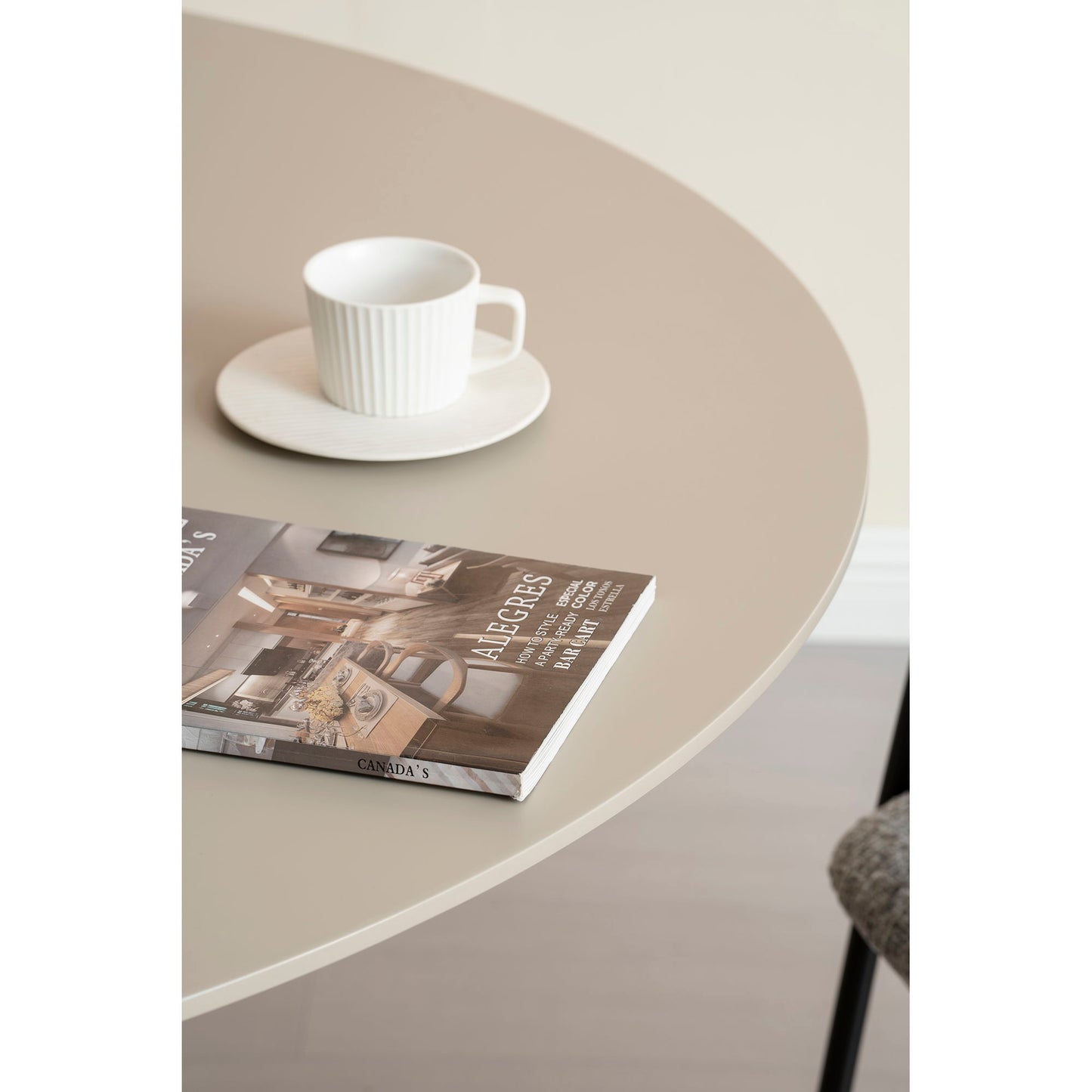 Riva Spisebord - Spisebord, Sand Ø120X75 Cm ⎮ 5713917043378 ⎮ 2203150 