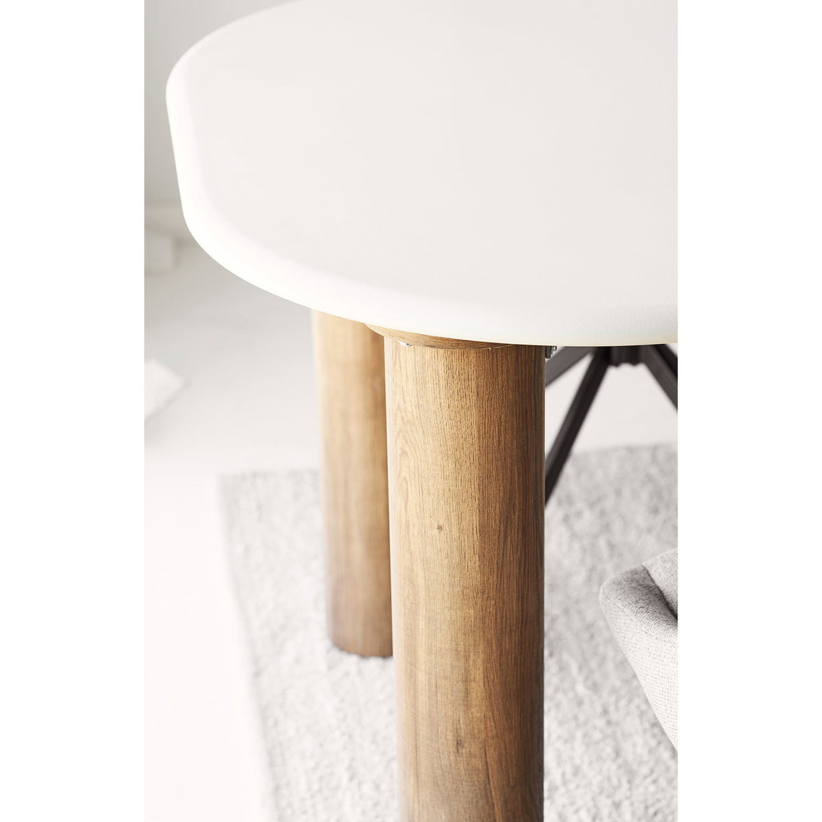 Fondi Spisebord - Spisebord, Cement Look, Sand/Brun 100X240X76 Cm ⎮ 5713917046744 ⎮ 2203152 