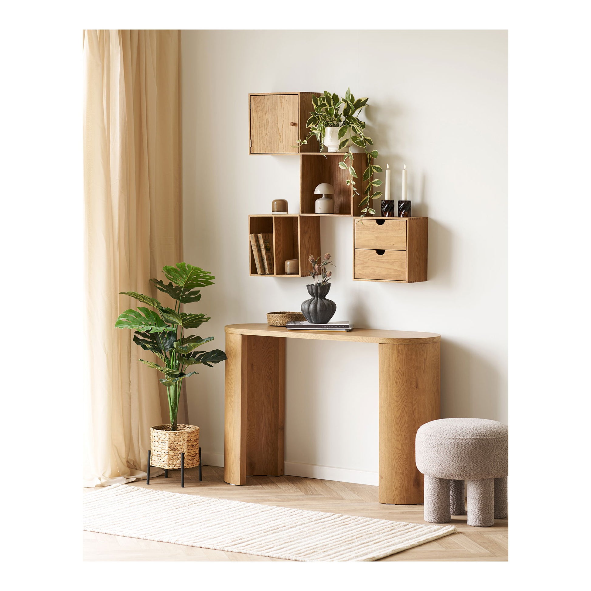 Bibione Konsolbord - Konsolbord, Natur 38X114X75 Cm ⎮ 5713917038091 ⎮ 2301081 