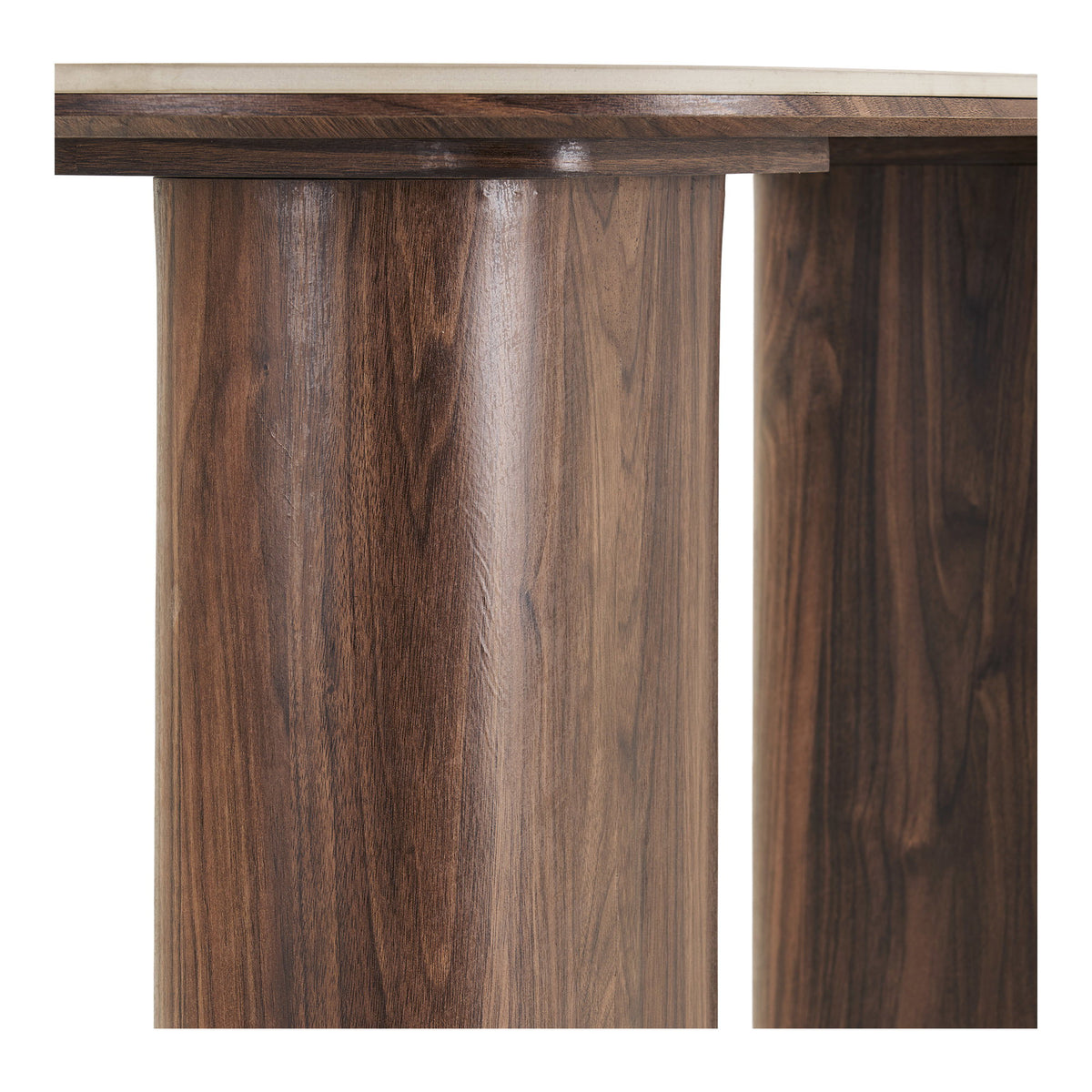 Delphi Konsolbord - Konsolbord, Keramik Bordplade, Travertin/Mørkebrun 40X120X78 Cm ⎮ 5713917044467 ⎮ 2301083 