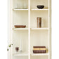 Brisbane Vitrineskab - Vitrineskab, 2 Glaslåger, Stål, Off White 80X35X175 Cm ⎮ 5713917045723 ⎮ 3001081 