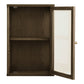 Zamora Væghængt Vitrine - Væghængt Vitrine, Eg/Egefiner/Hærdet Glas 20X40X60 Cm ⎮ 5713917047260 ⎮ 3001603