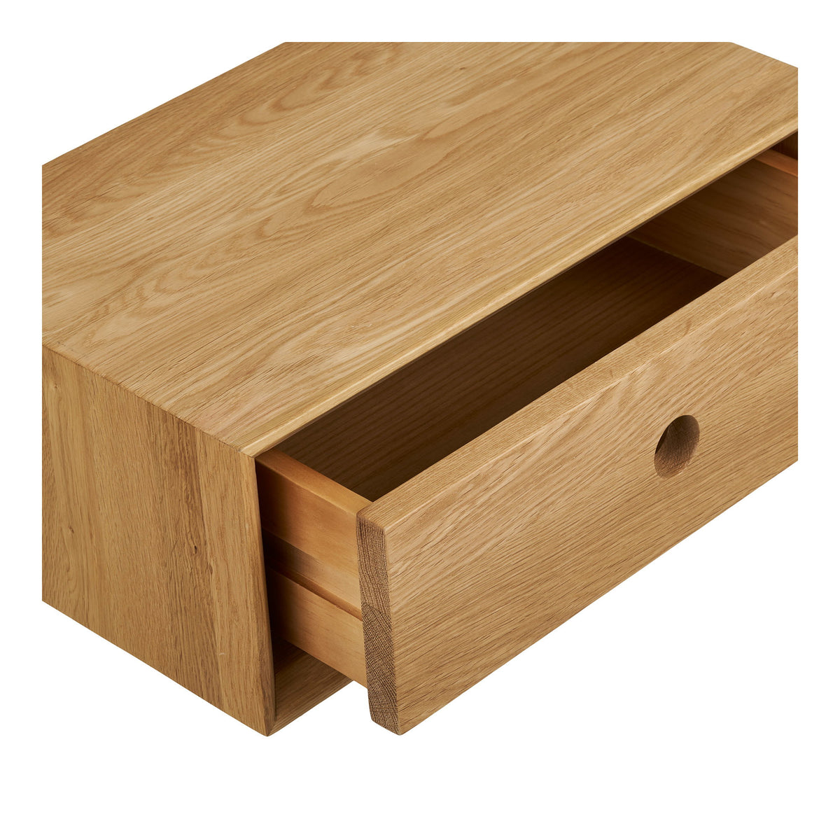 Luzern Væghængt Kommode - Væghængt Kommode, 1 Skuffe, Lakeret Eg 40X25X15 Cm ⎮ 5713917046461 ⎮ 3102040 
