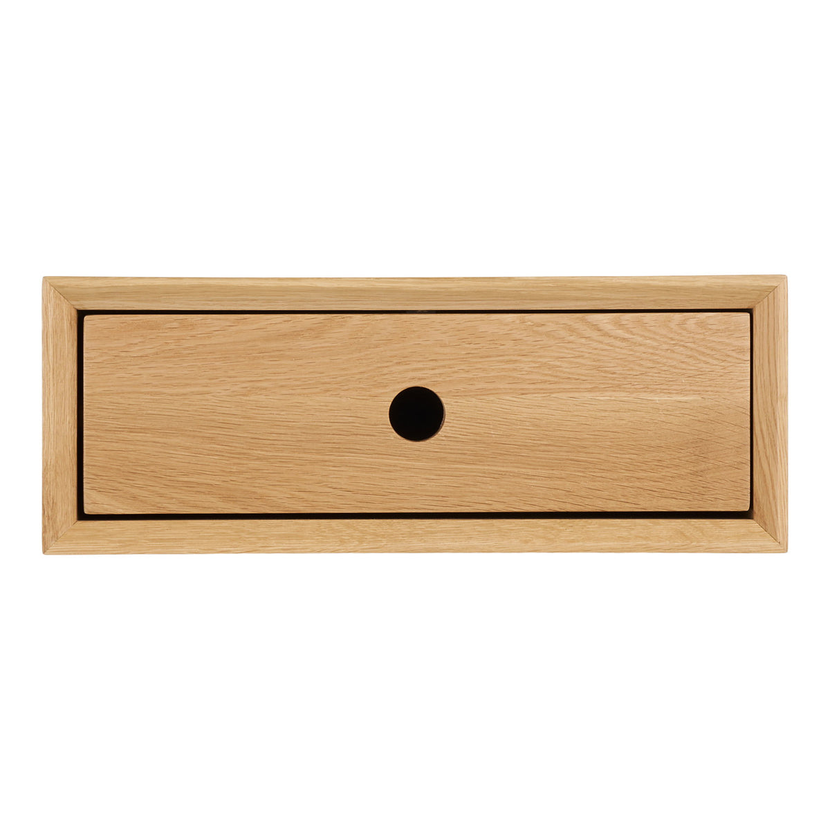 Luzern Væghængt Kommode - Væghængt Kommode, 1 Skuffe, Lakeret Eg 40X25X15 Cm ⎮ 5713917046461 ⎮ 3102040 