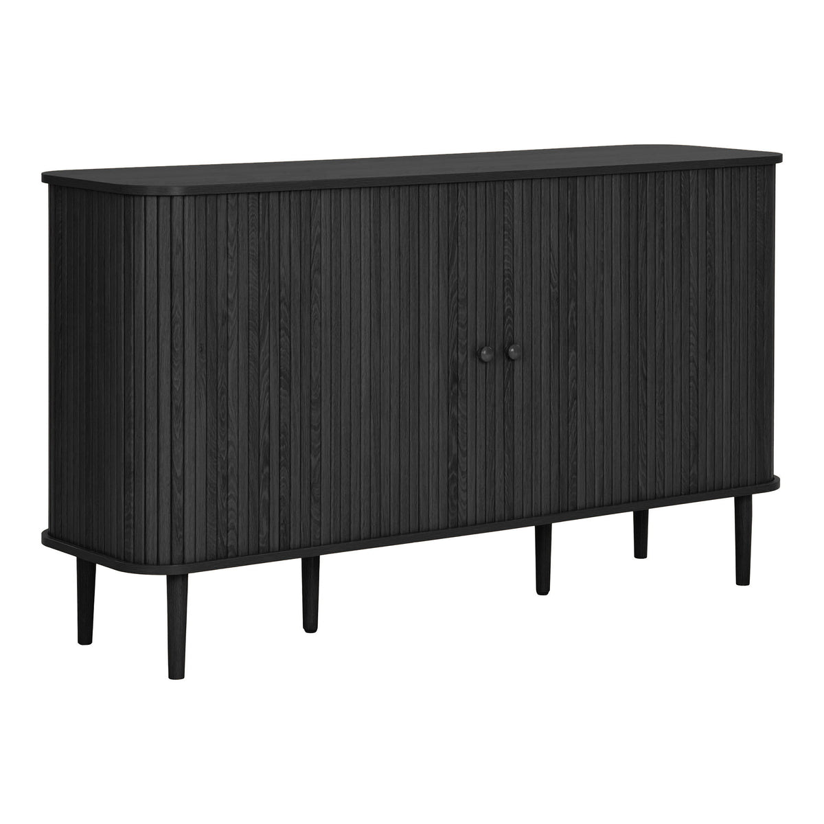 Nikko Skænk - Skænk, 2 Låger, Sort 140X40X79 Cm ⎮ 5713917047734 ⎮ 3103001 