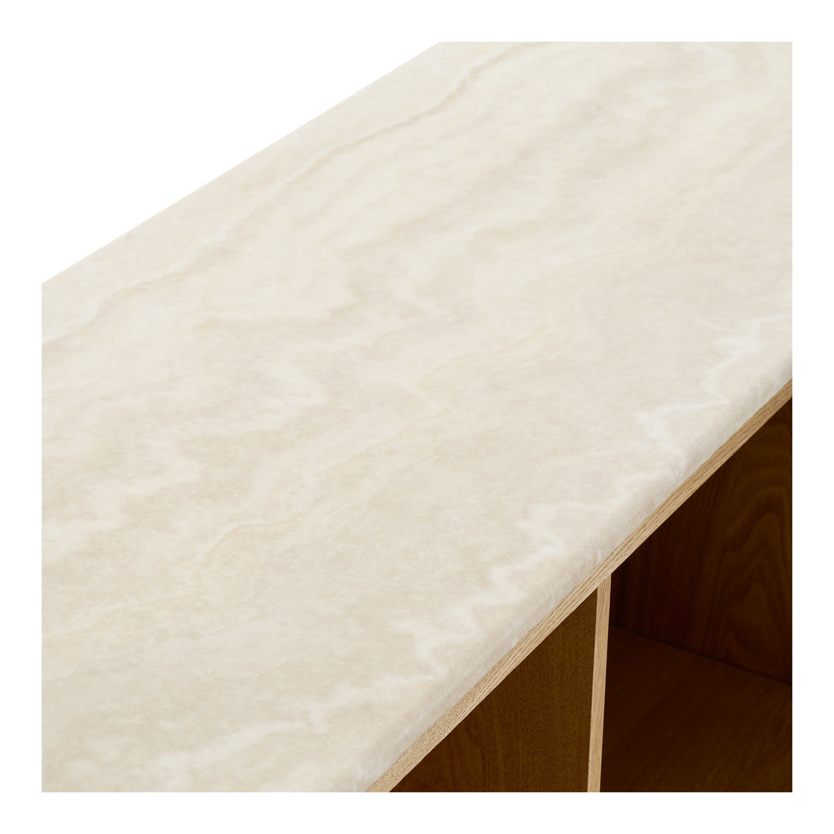 Larvik Skænk - Skænk, Granit/Ask Finer, Natur/Off White 180X40X85 Cm ⎮ 5713917046966 ⎮ 3150300