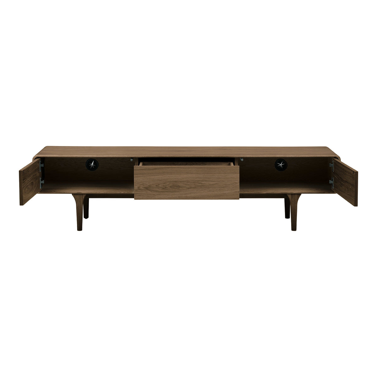 Darwin Tv-Bænk - Tv-Bænk, Egetræ, Mørkebrun 180X45X45 Cm ⎮ 5713917044771 ⎮ 3201021 
