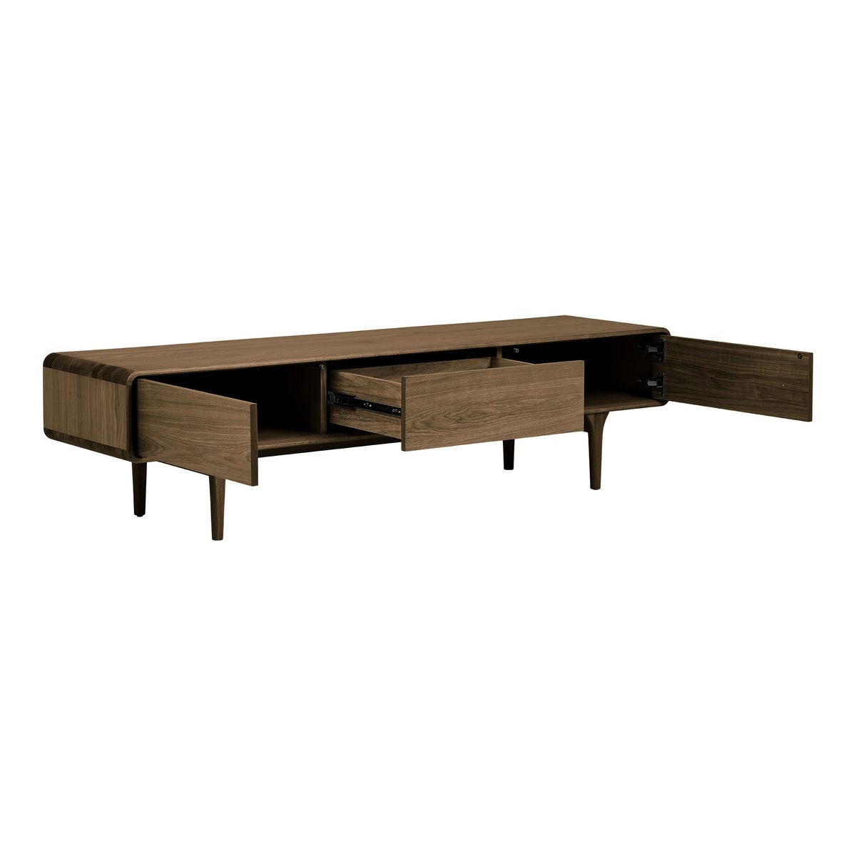 Darwin Tv-Bænk - Tv-Bænk, Egetræ, Mørkebrun 180X45X45 Cm ⎮ 5713917044771 ⎮ 3201021 