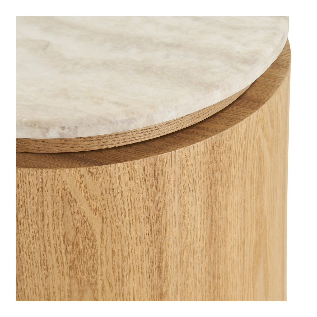 Larvik Tv-Bænk - Tv-Bænk, Granit/Ask Finer, Natur/Off White 160X40X45 Cm ⎮ 5713917046973 ⎮ 3201030 