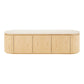 Larvik Tv-Bænk - Tv-Bænk, Granit/Ask Finer, Natur/Off White 160X40X45 Cm ⎮ 5713917046973 ⎮ 3201030 