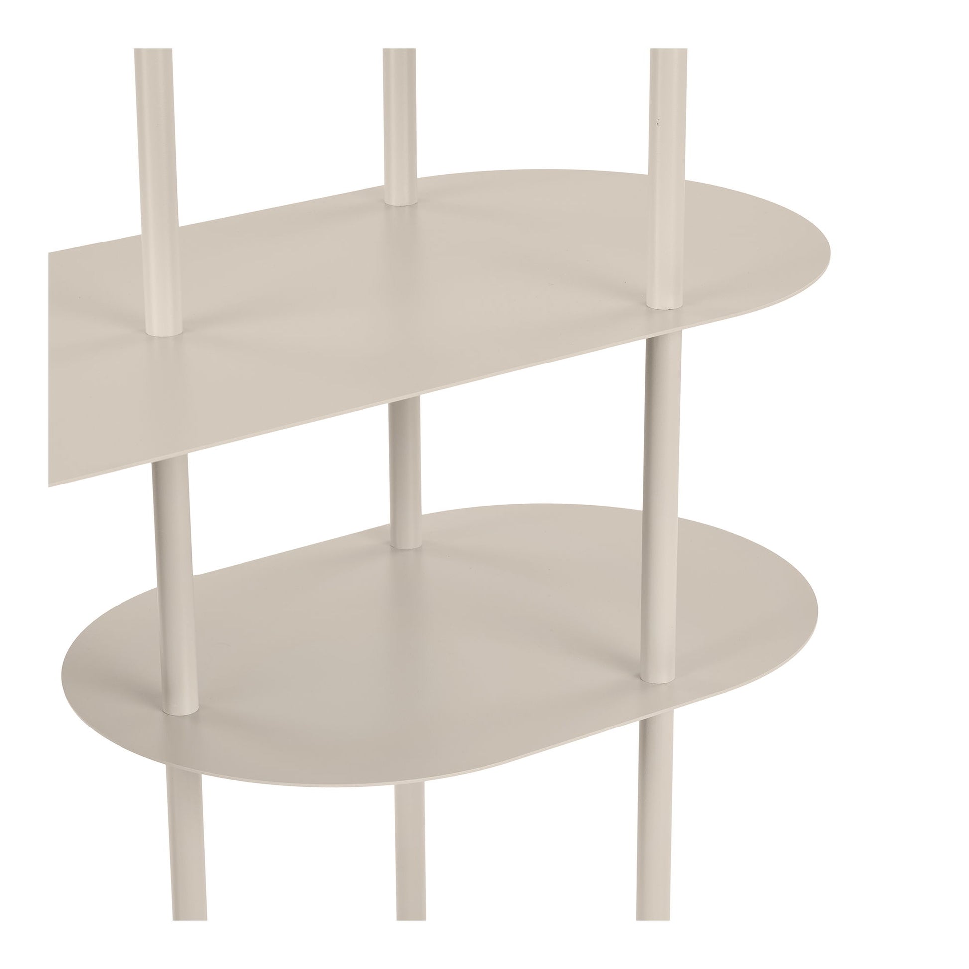 Rieti Reol - Reol, 5 Hylder, Asymmetrisk, Metal, Sand 31X118X139 Cm ⎮ 5713917043064 ⎮ 3251012 