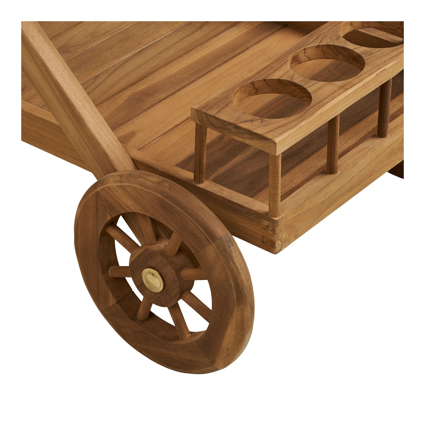 Pasaku Serveringsvogn - Serveringsvogn, Teak, Natur, 86X50X81 Cm ⎮ 5713917039562 ⎮ 3301500 