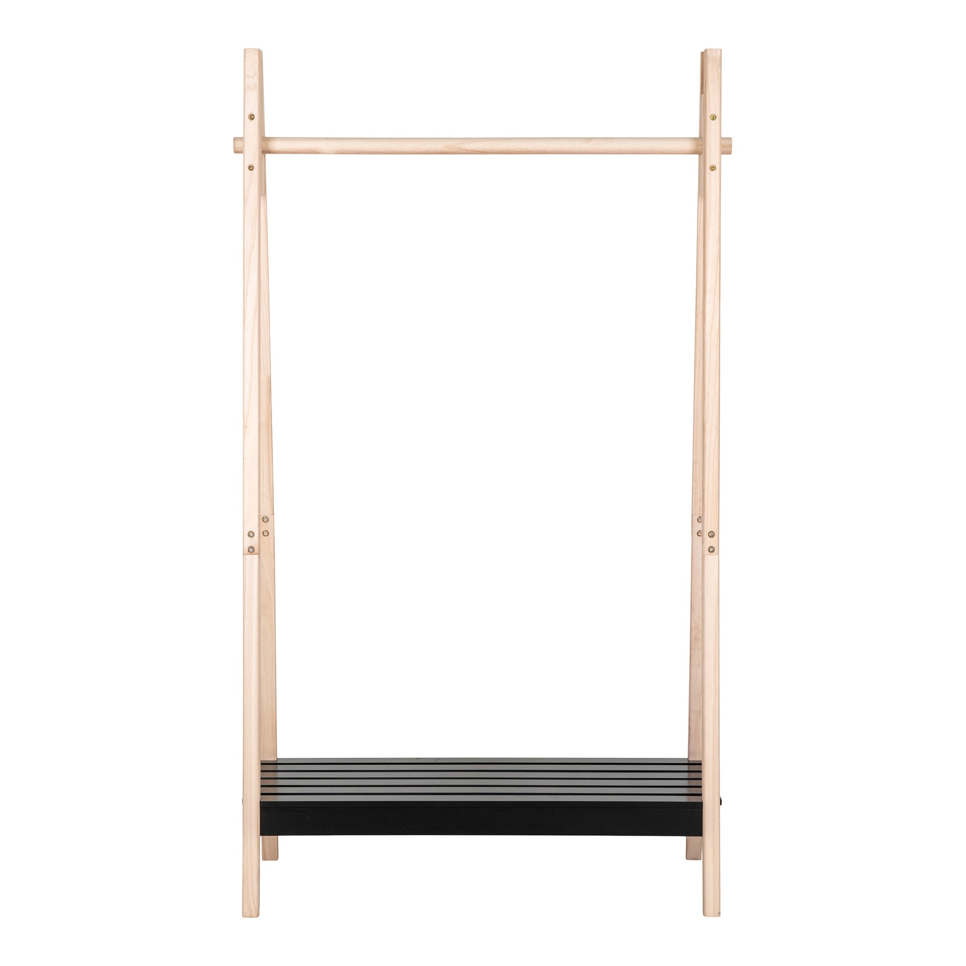 Torino Tøjstativ - Tøjstativ, Mdr/Kejsertræ, Naturt/Sort94,5X39X170 Cm ⎮ 5713917018581 ⎮ 3604051 
