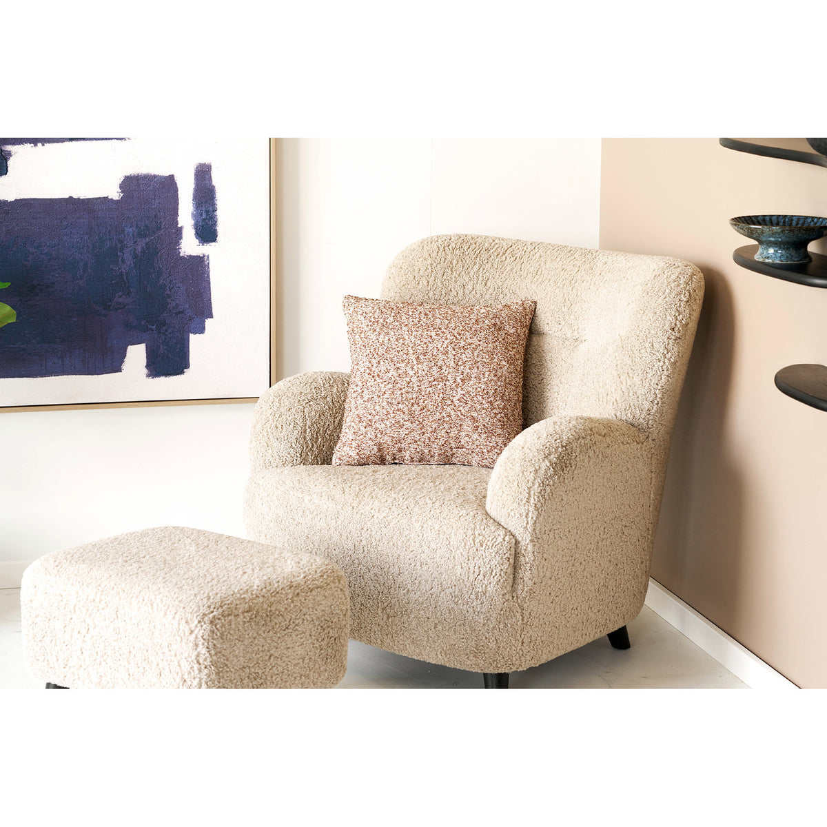 Lamu Pude - Pude, Brun/Beige Mix 45X45Cm ⎮ 5713917046140 ⎮ 3962102 