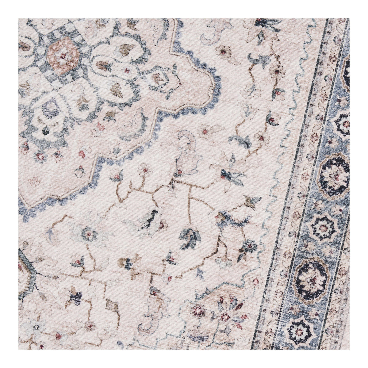 Havana Løber - Løber, Off White/Beige/Støvet Blå 80X200 Cm ⎮ 5713917045075 ⎮ 3970010 