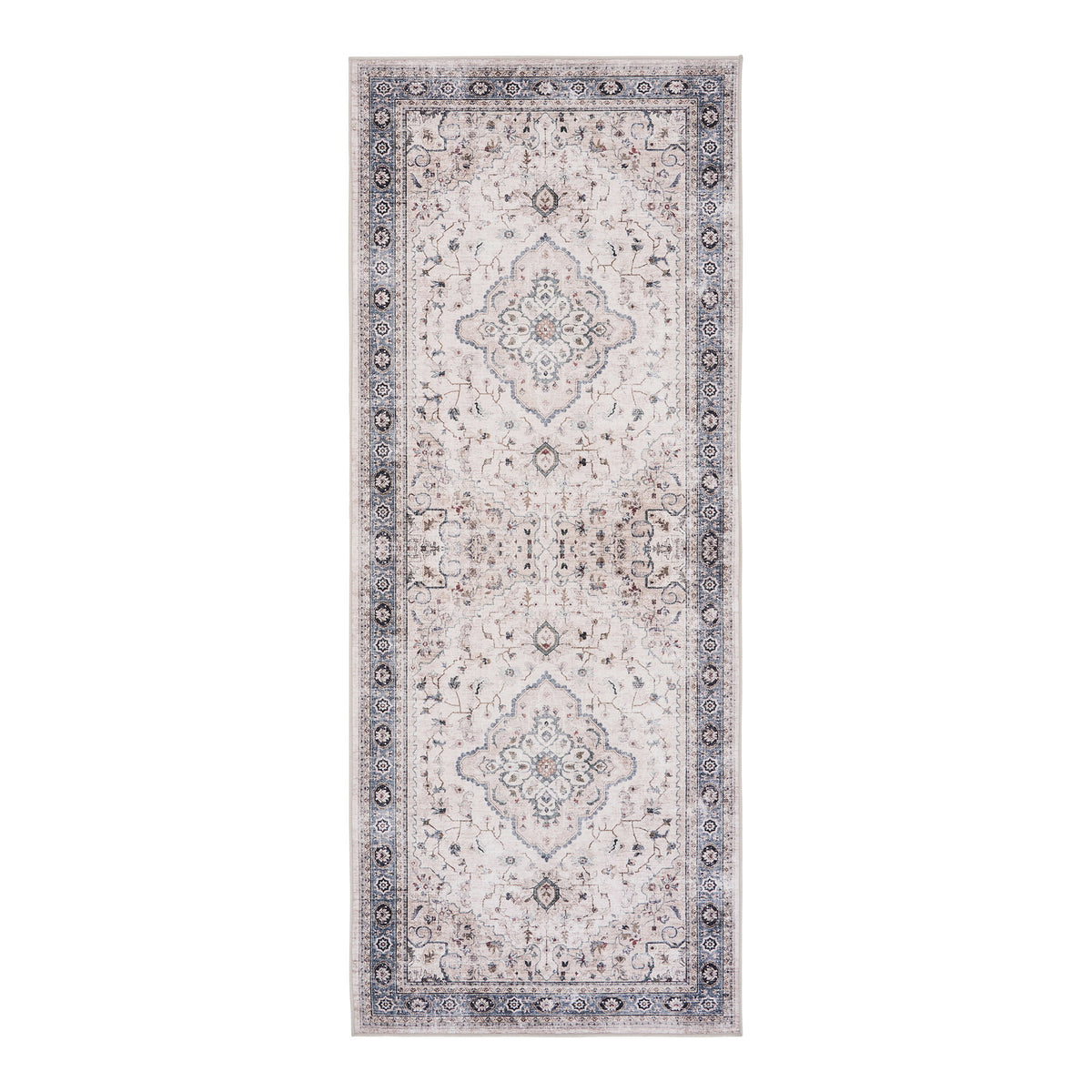Havana Løber - Løber, Off White/Beige/Støvet Blå 80X200 Cm ⎮ 5713917045075 ⎮ 3970010 