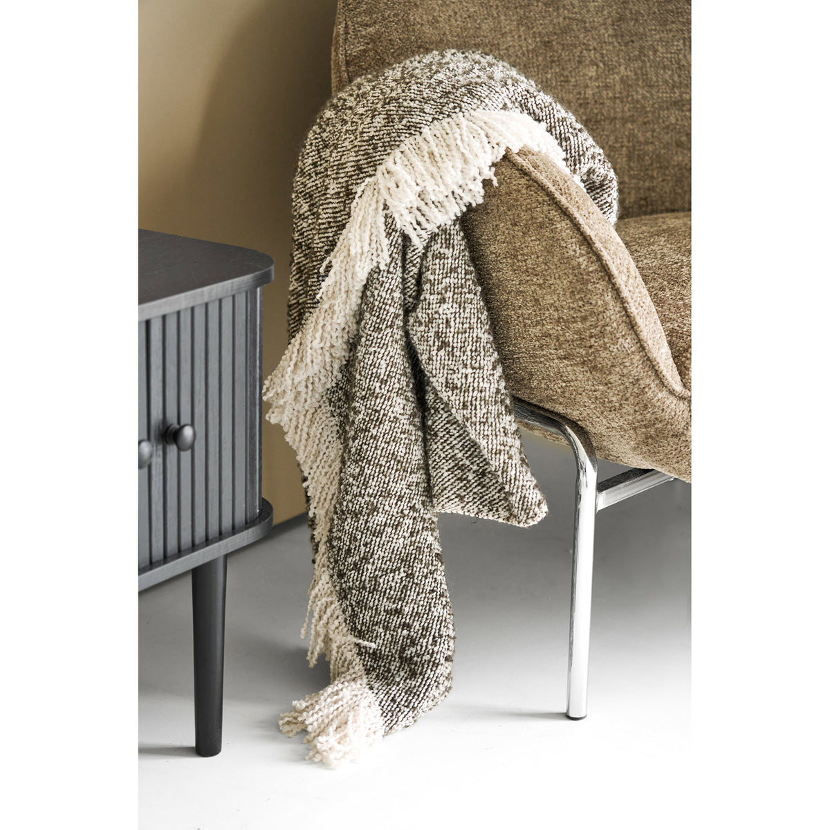 Sira Plaid - Plaid, Beige/Brun 130X180 Cm ⎮ 5713917046447 ⎮ 3971020 