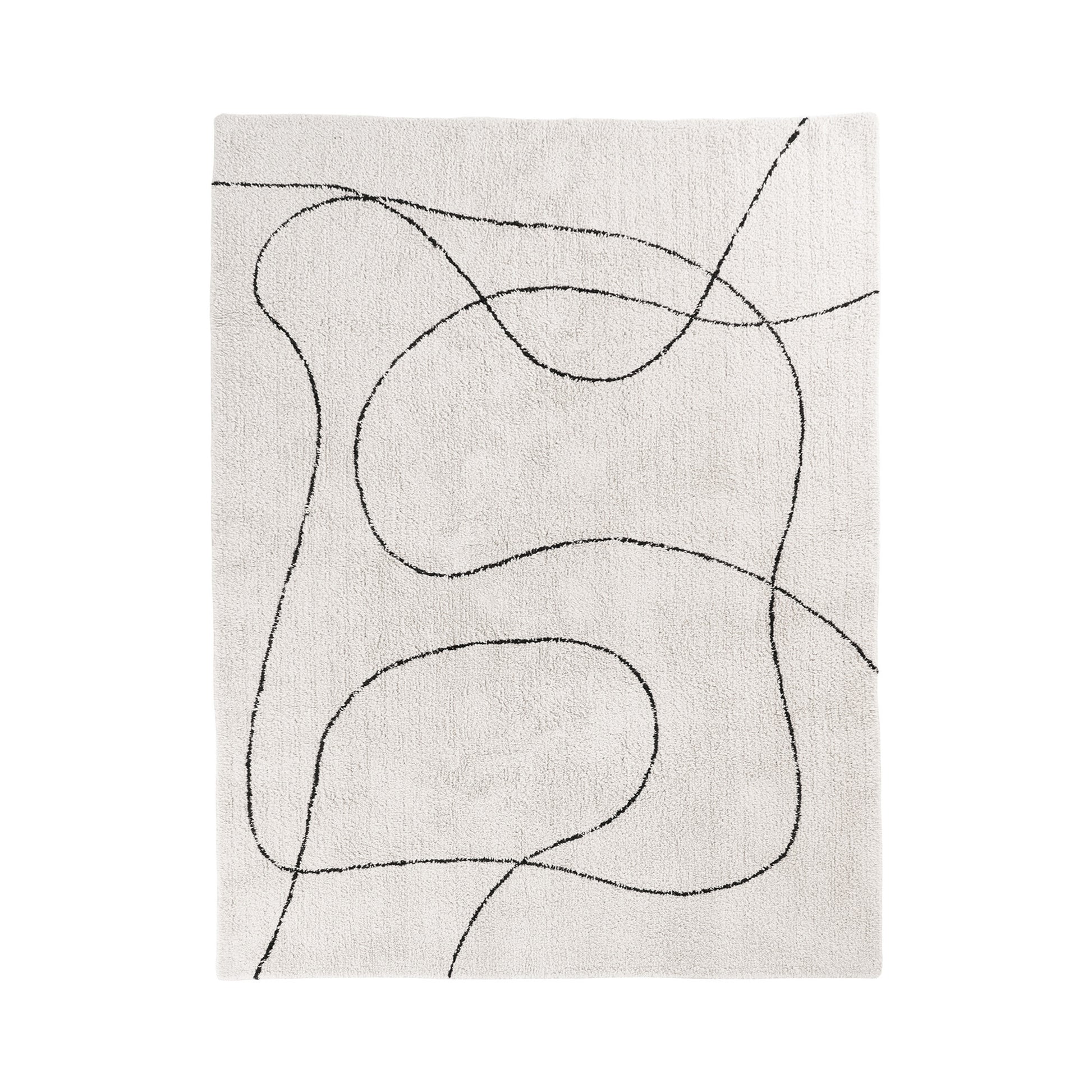 Tampa Tæppe - Tæppe, Bomuld Med Print, Natur, 160X230 Cm ⎮ 5713917019236 ⎮ 3981110 