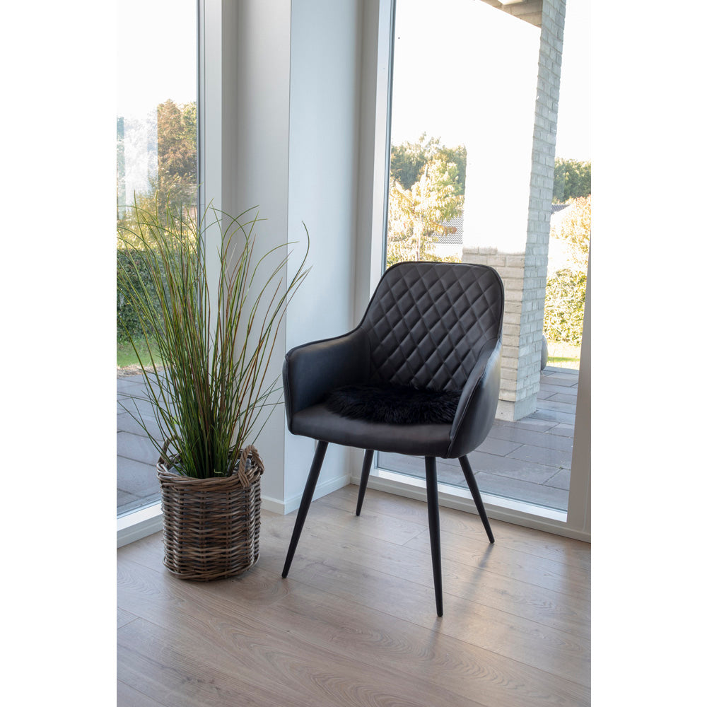 Lammeskindshynde Imiteret - Lammeskindshynde Imiteret, Sort, Ø35 Cm ⎮ 5713917002122 ⎮ 3981141 