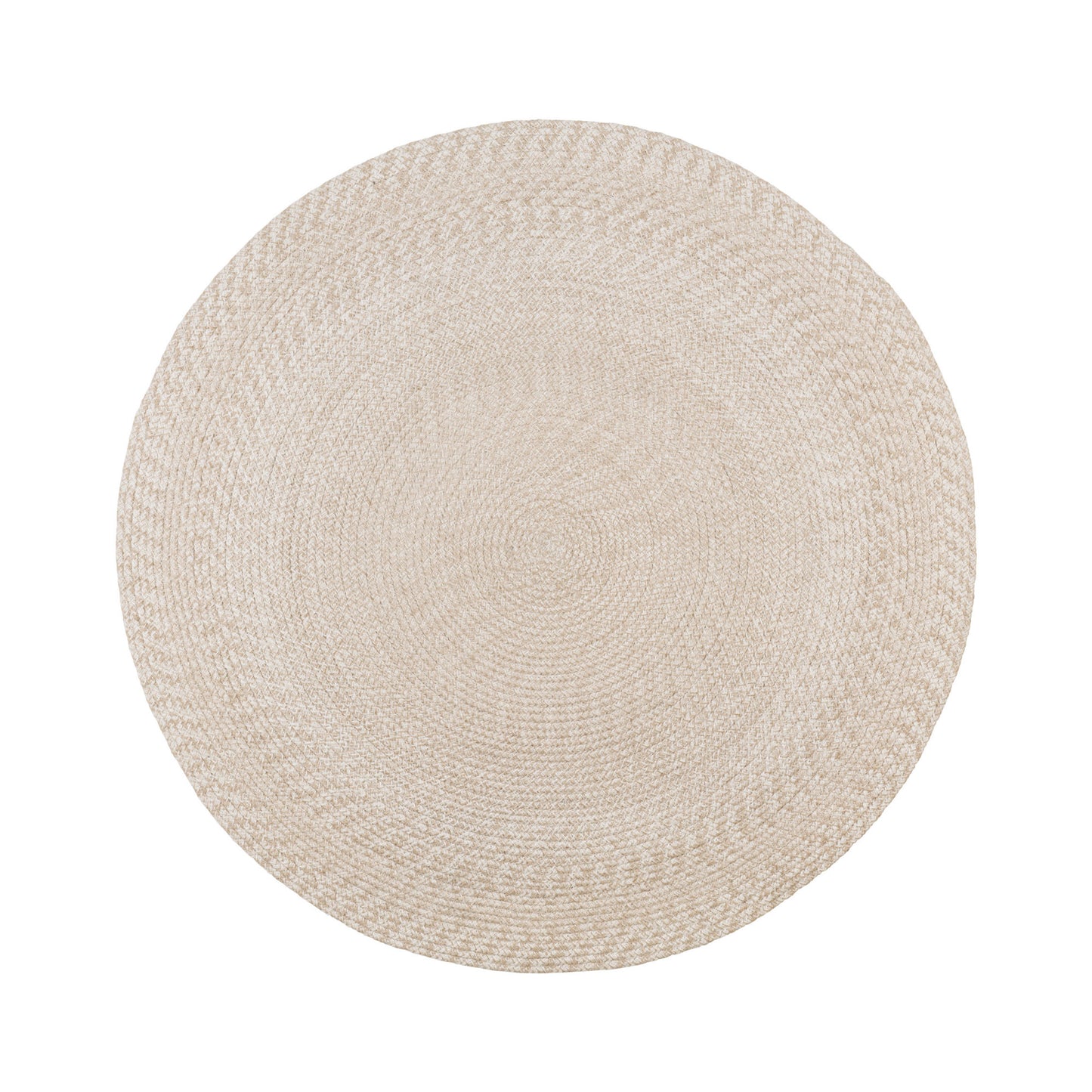 Menorca Tæppe - Menorca Tæppe, 100% Genanvendt Plastik, Sand Ø120 Cm ⎮ 5713917010820 ⎮ 3981300 