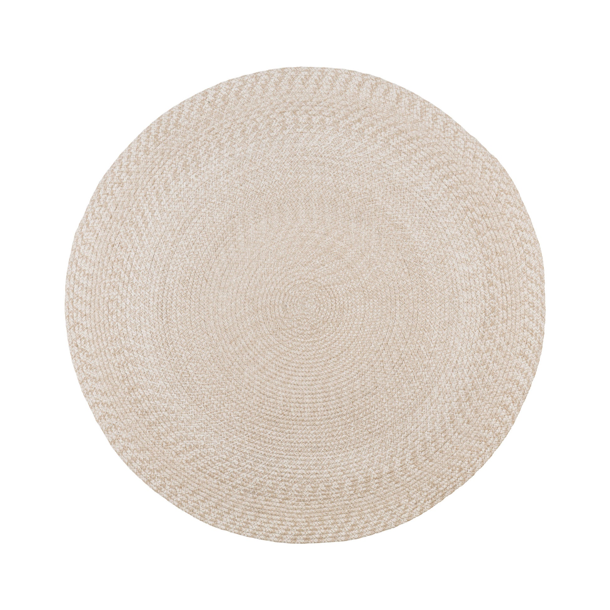 Menorca Tæppe - Menorca Tæppe, 100% Genanvendt Plastik, Sand Ø120 Cm ⎮ 5713917010820 ⎮ 3981300 