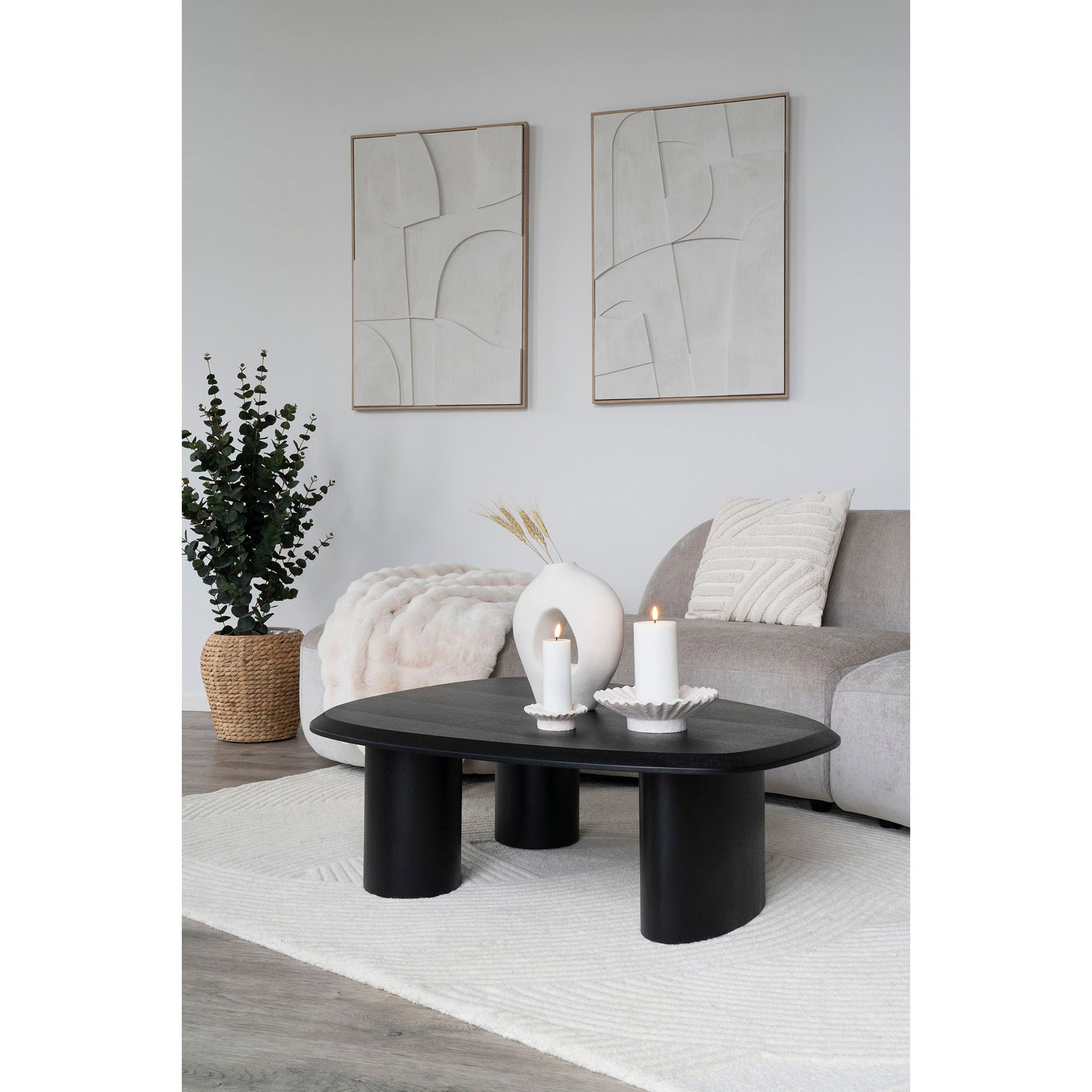 Pune Tæppe - Tæppe, Håndtuftet, Råhvid 160X230 Cm ⎮ 5713917030675 ⎮ 3981530 