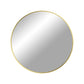 Madrid Spejl - Spejl, Aluminium, Messing Look, Ø60 Cm ⎮ 5713917018291 ⎮ 4001450 