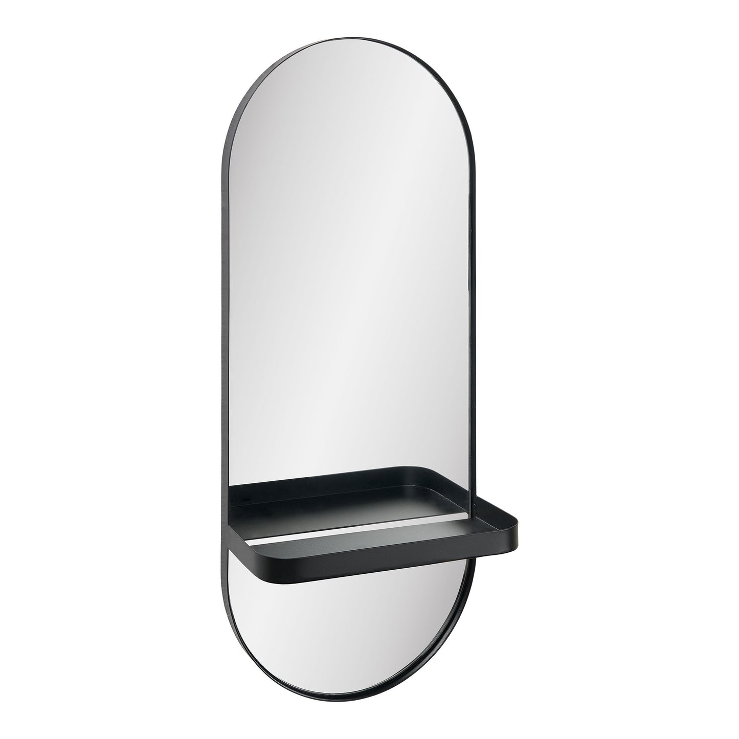 Olbia Spejl - Olbia Spejl, Metal Hylde, Metal, Sort 25X12X60 Cm ⎮ 5713917036288 ⎮ 4001651 