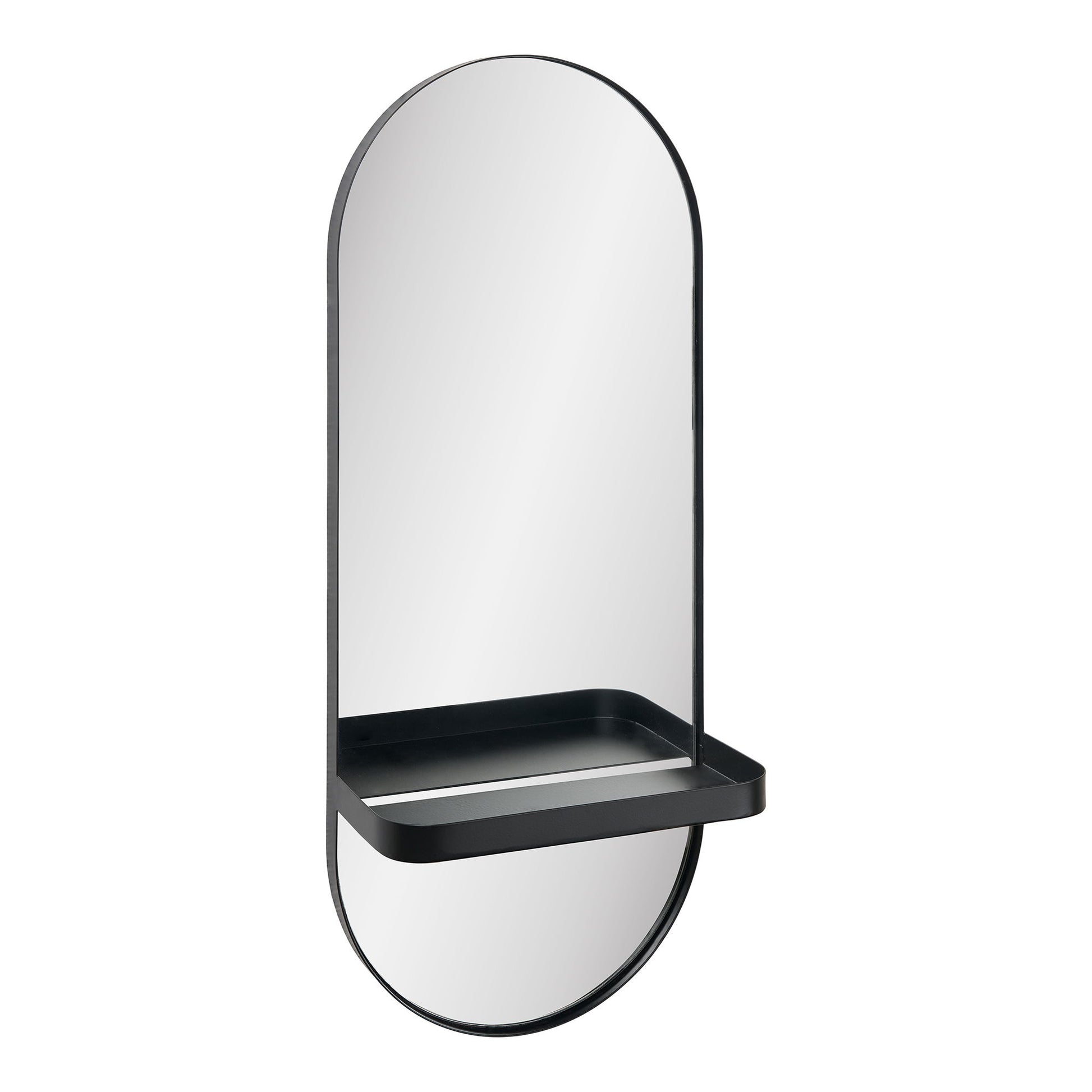 Olbia Spejl - Olbia Spejl, Metal Hylde, Metal, Sort 25X12X60 Cm ⎮ 5713917036288 ⎮ 4001651 