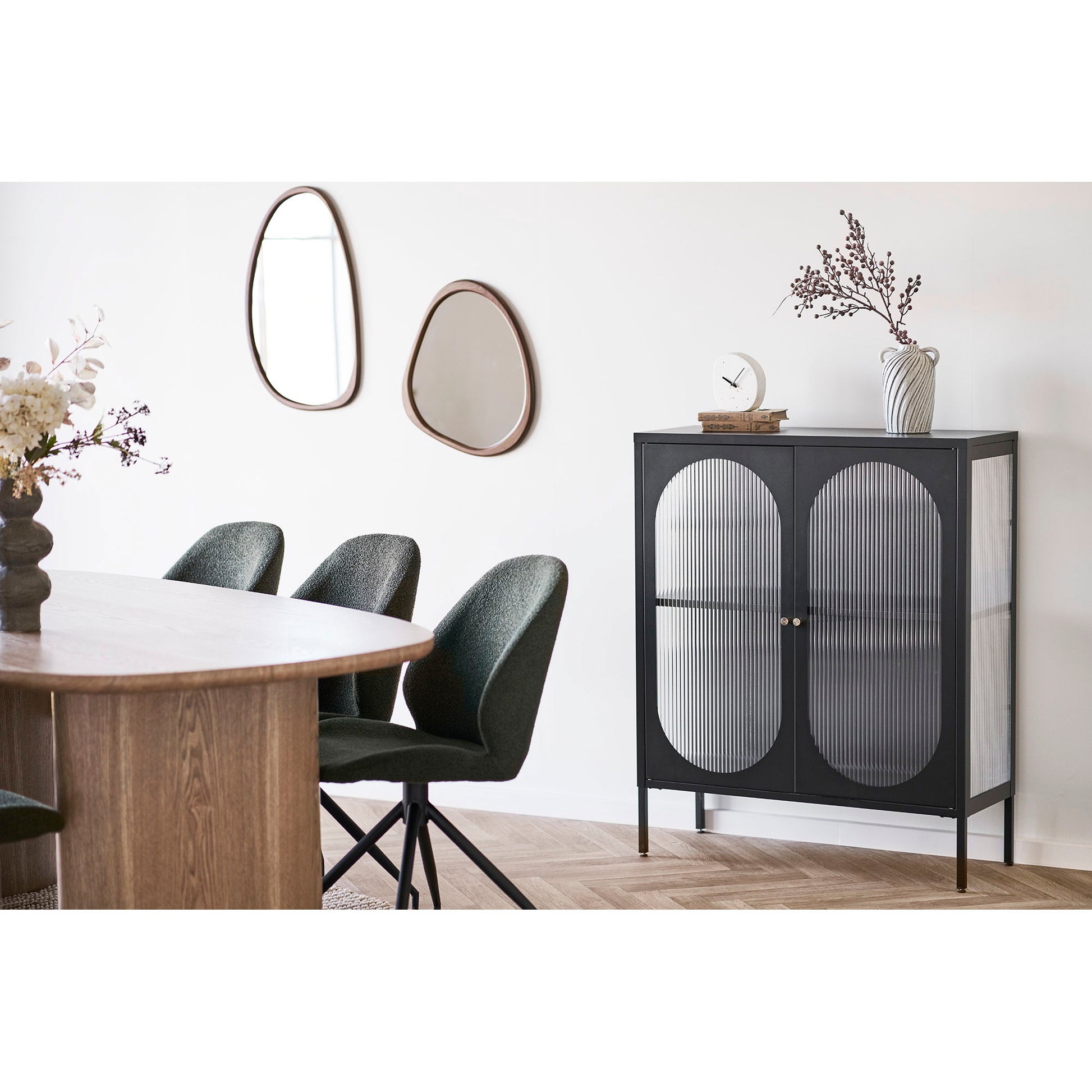 Luxon Spejl - Spejl, Organisk Form, Trælook 44X48 Cm ⎮ 5713917036615 ⎮ 4001711 