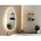 Kiama Spejl  - Spejl Med Led, Antidug Og 3 Lysniveauer, Organisk Form, 58X80 Cm   ⎮ 5713917045969 ⎮ 4201726 