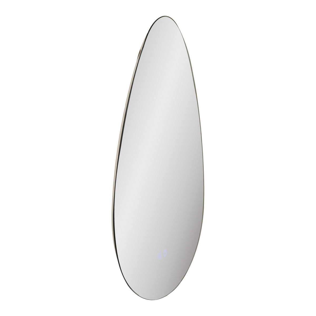 Kiama Spejl  - Spejl Med Led, Antidug Og 3 Lysniveauer, Organisk Form, 58X80 Cm   ⎮ 5713917045969 ⎮ 4201726 