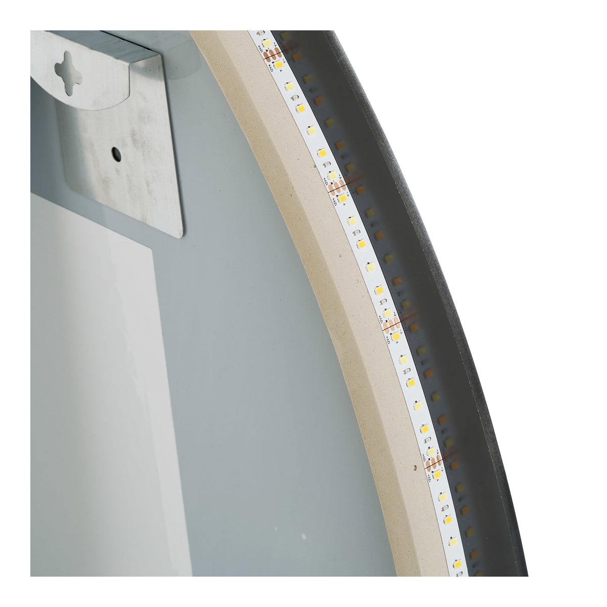 Kiama Spejl  - Spejl Med Led, Antidug Og 3 Lysniveauer, Organisk Form, 58X80 Cm   ⎮ 5713917045969 ⎮ 4201726 